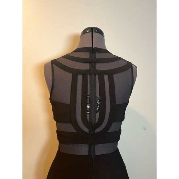 NWT Betsy & Adam Long Bodycon Dress with Cutouts - Picture 5 of 12